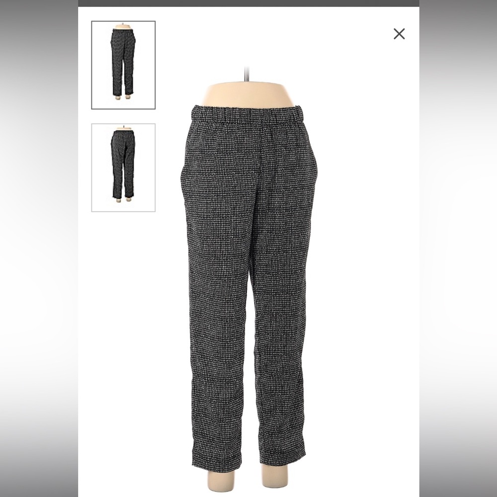 H&M black and white pants